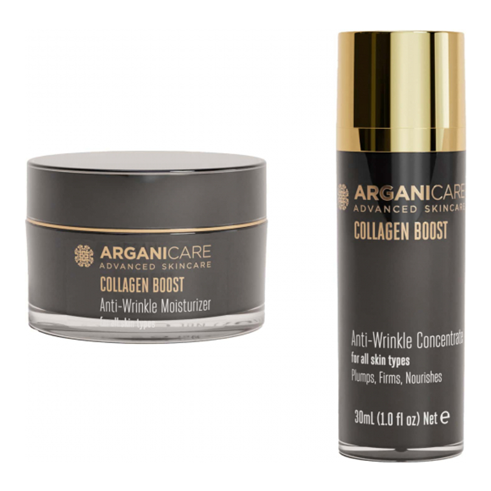 Crème de jour hydratante et anti-rides + Sérum anti-âge pour le visage - 2 Pièces