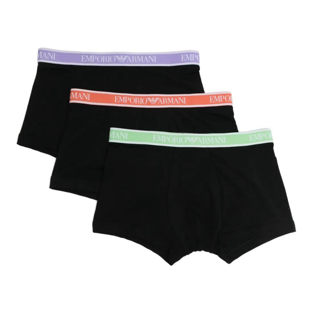 Boxer 'Logo-Waistband' pour Hommes - 3 Pièces