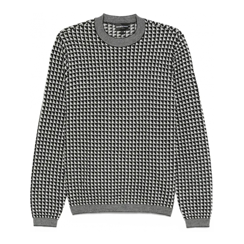 Pull 'Geometric-Pattern' pour Hommes