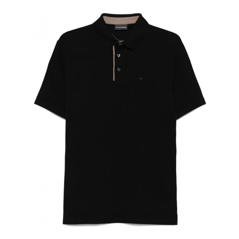 Polo 'Logo-Detail' pour Hommes