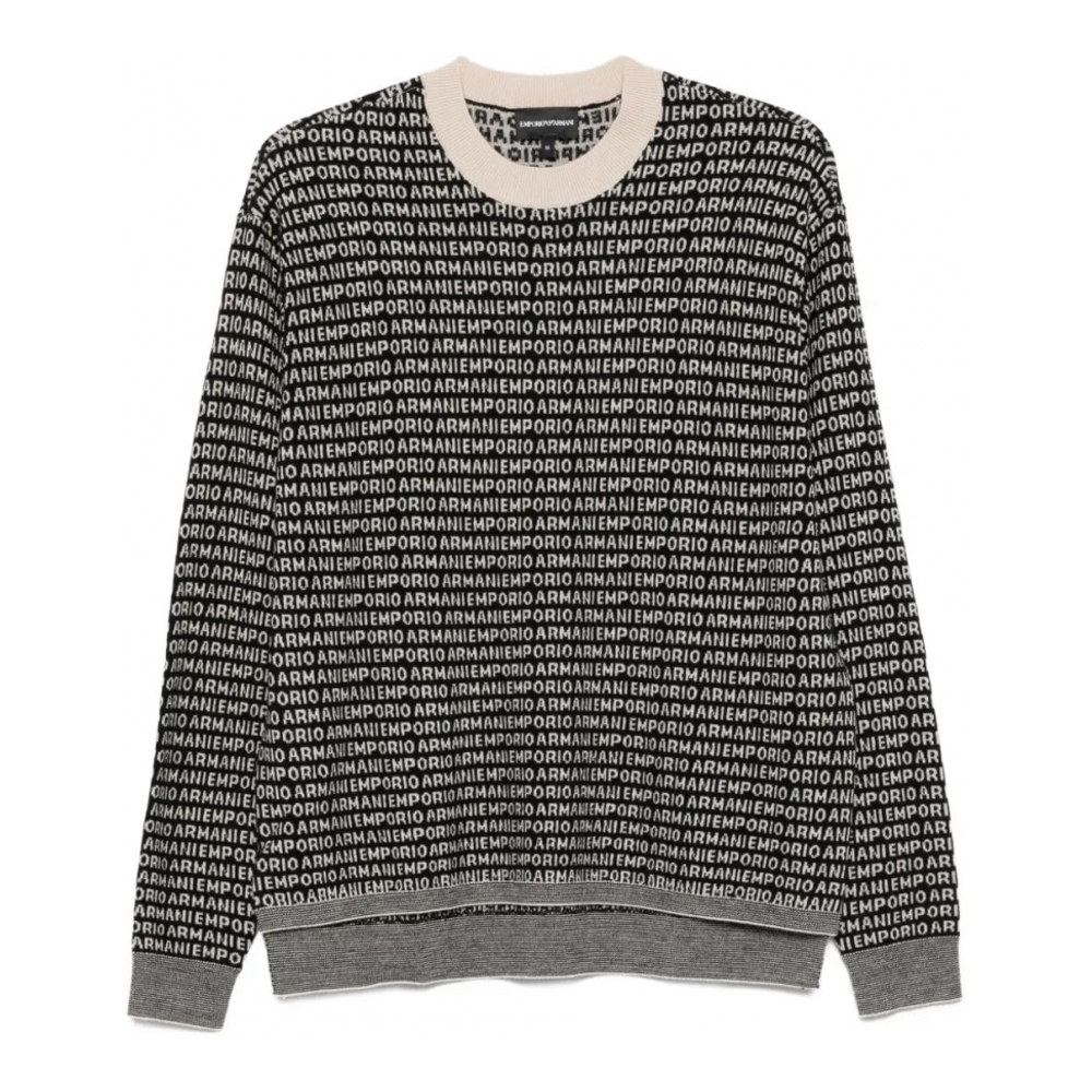 Pull 'Logo-Print' pour Hommes