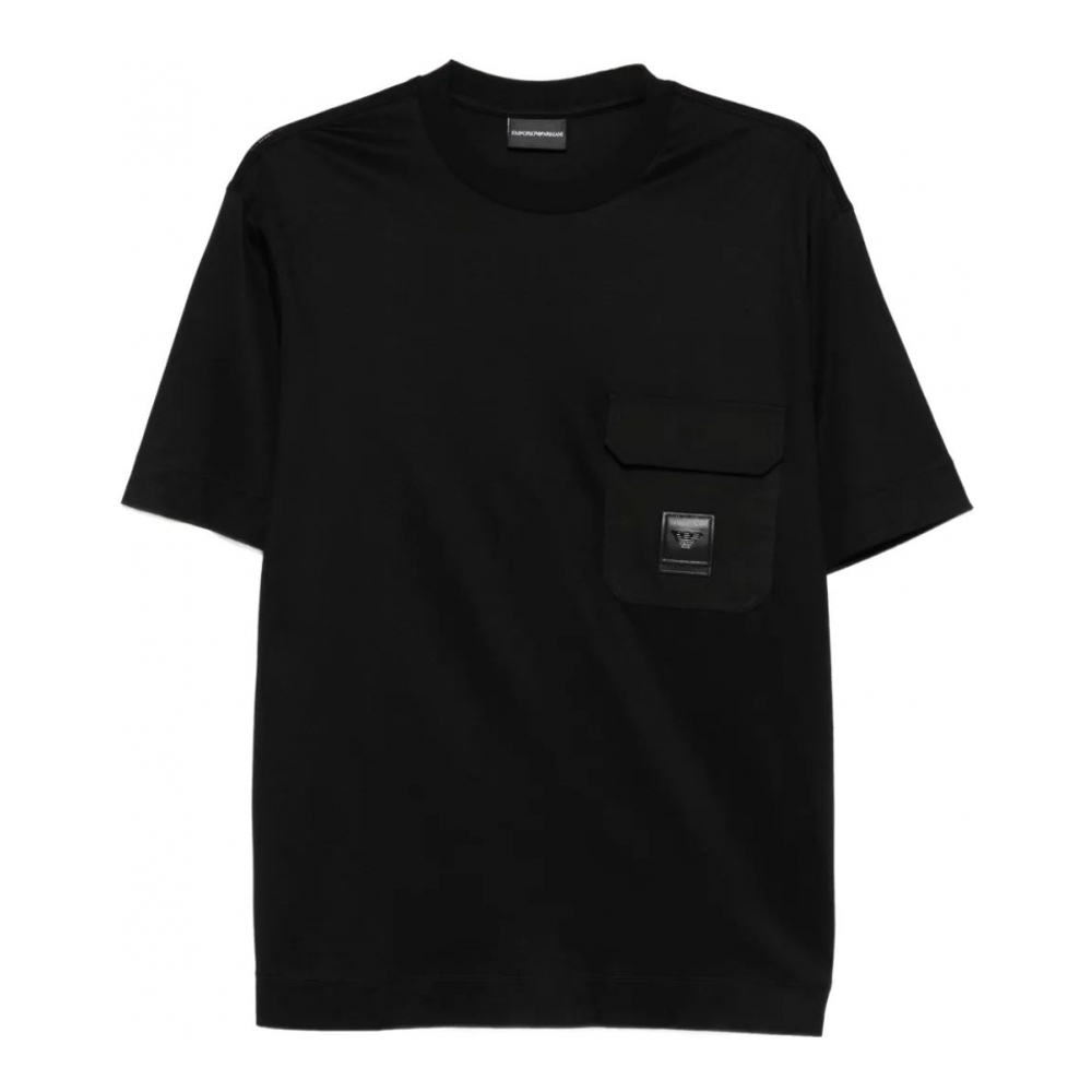 T-shirt 'Pocket-Detail' pour Hommes