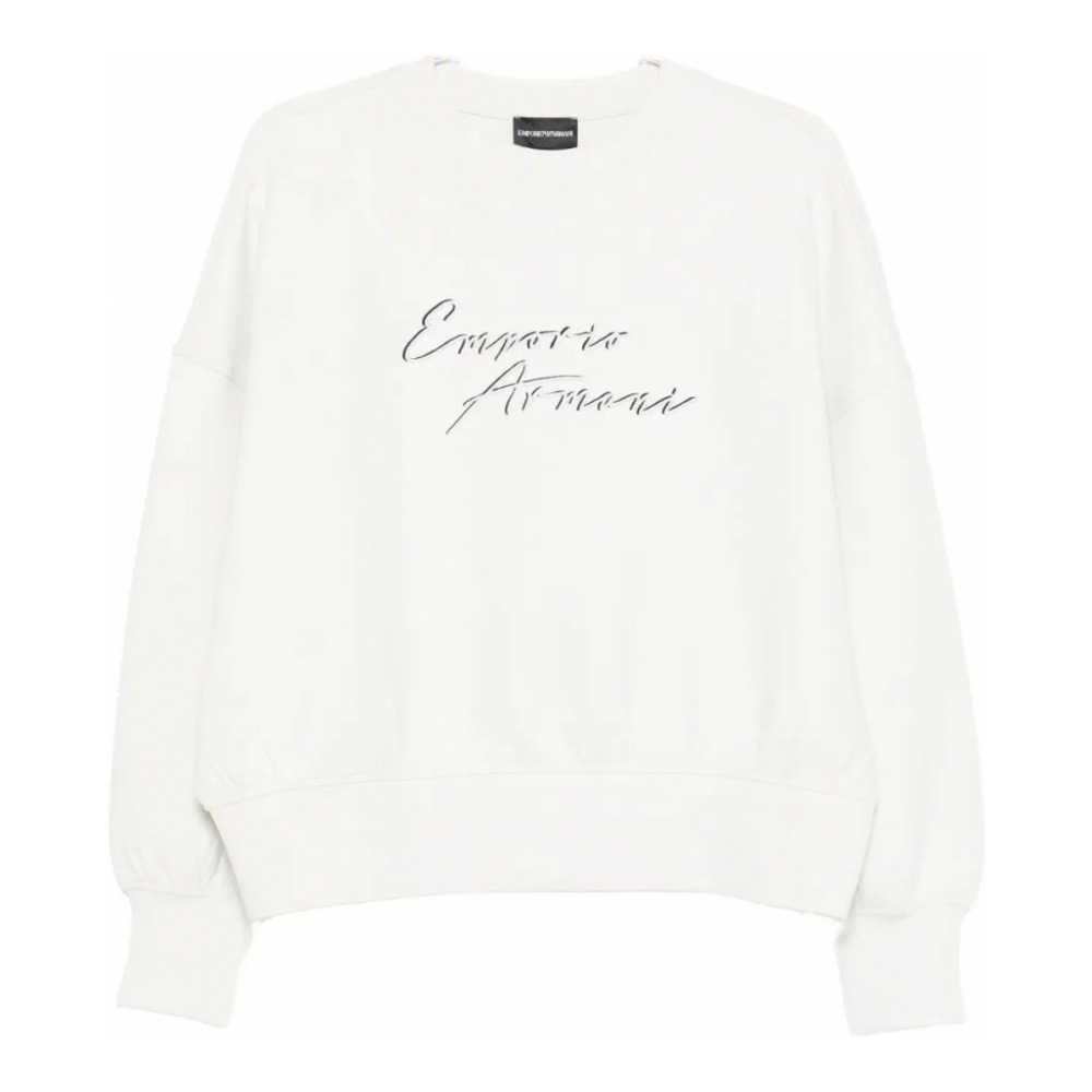 Sweatshirt 'Logo-Detail' pour Femmes
