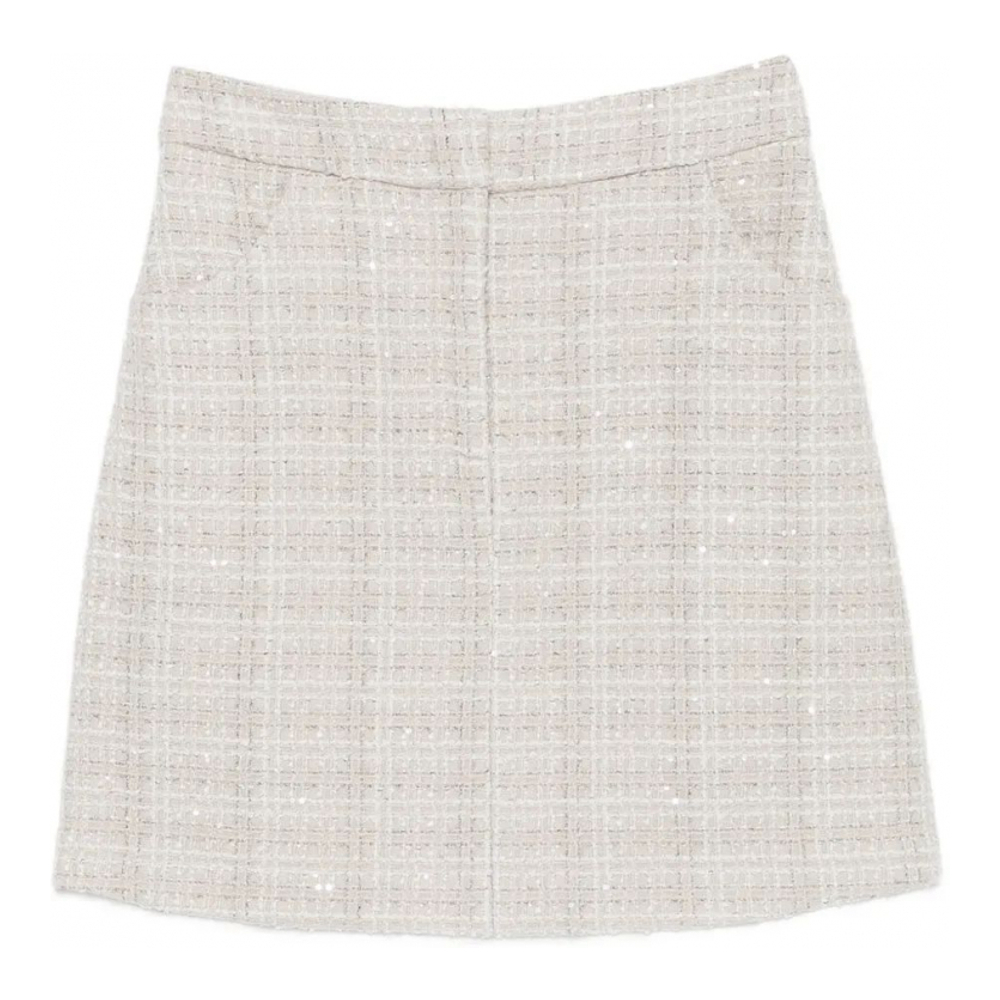Mini Jupe 'Tweed Check-Print' pour Femmes