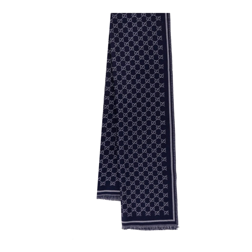 Men's 'GG' Wool Scarf