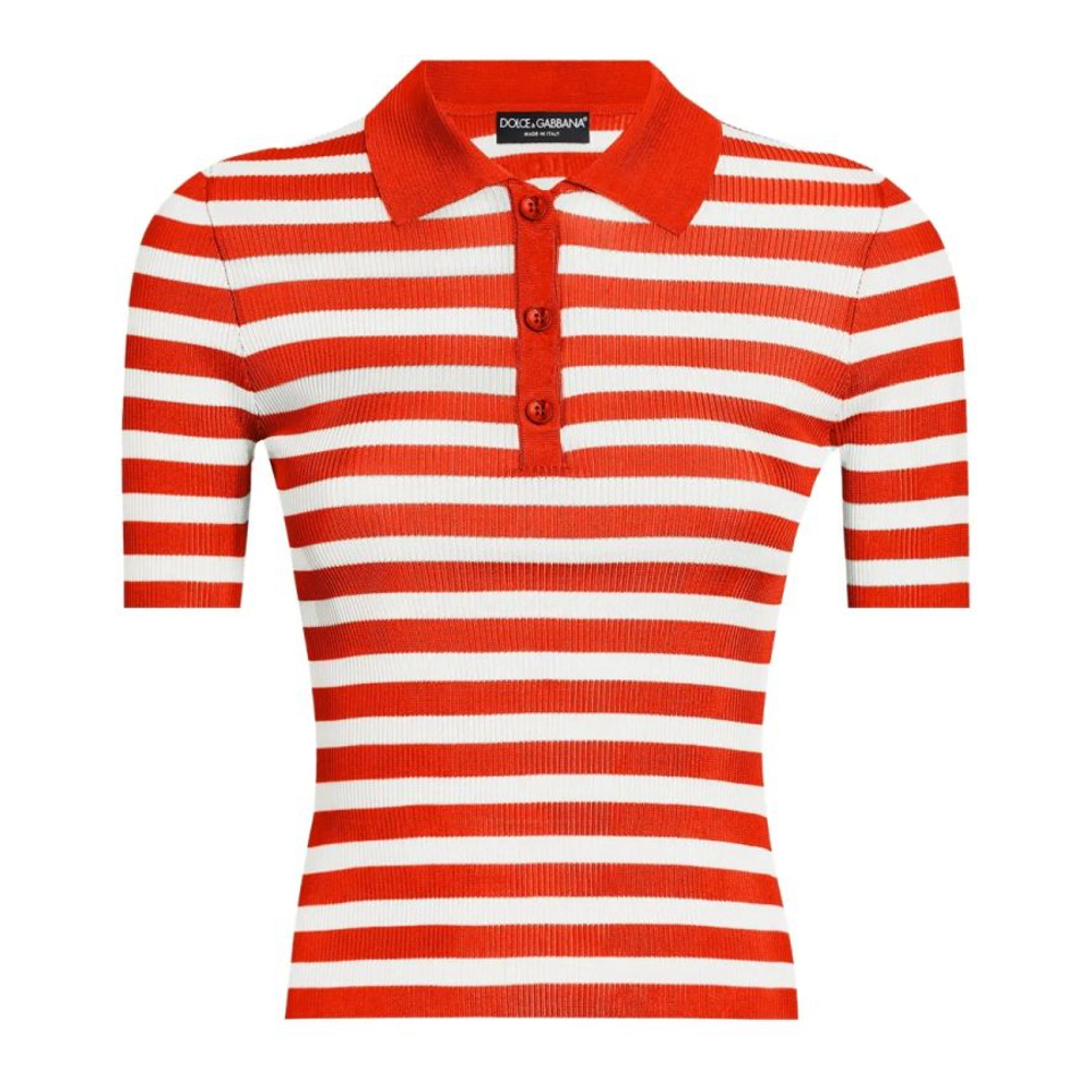 Polo 'Striped' pour Femmes