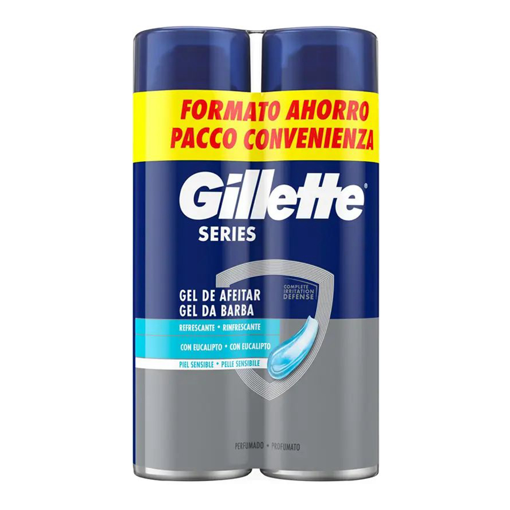 Gel de rasage 'Series' - 200 ml, 2 Pièces