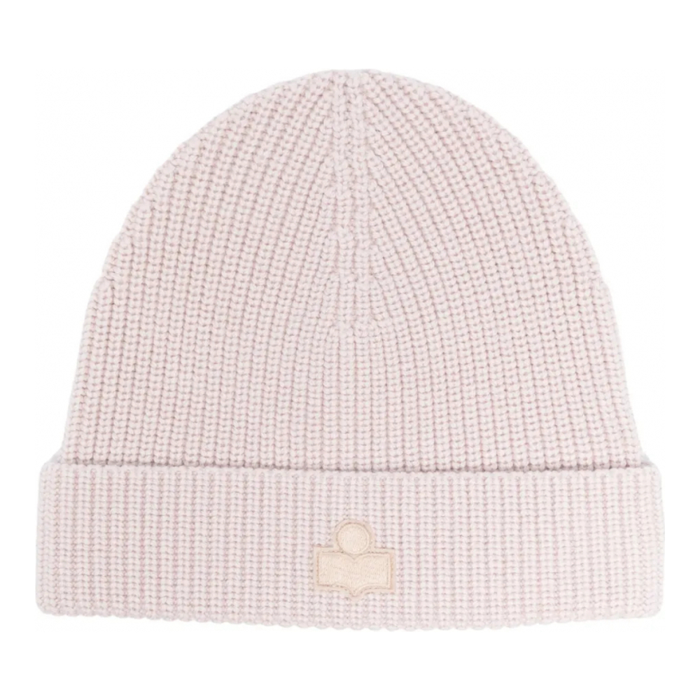 Bonnet 'Logo-Appliqué Ribbed-Knit' pour Femmes
