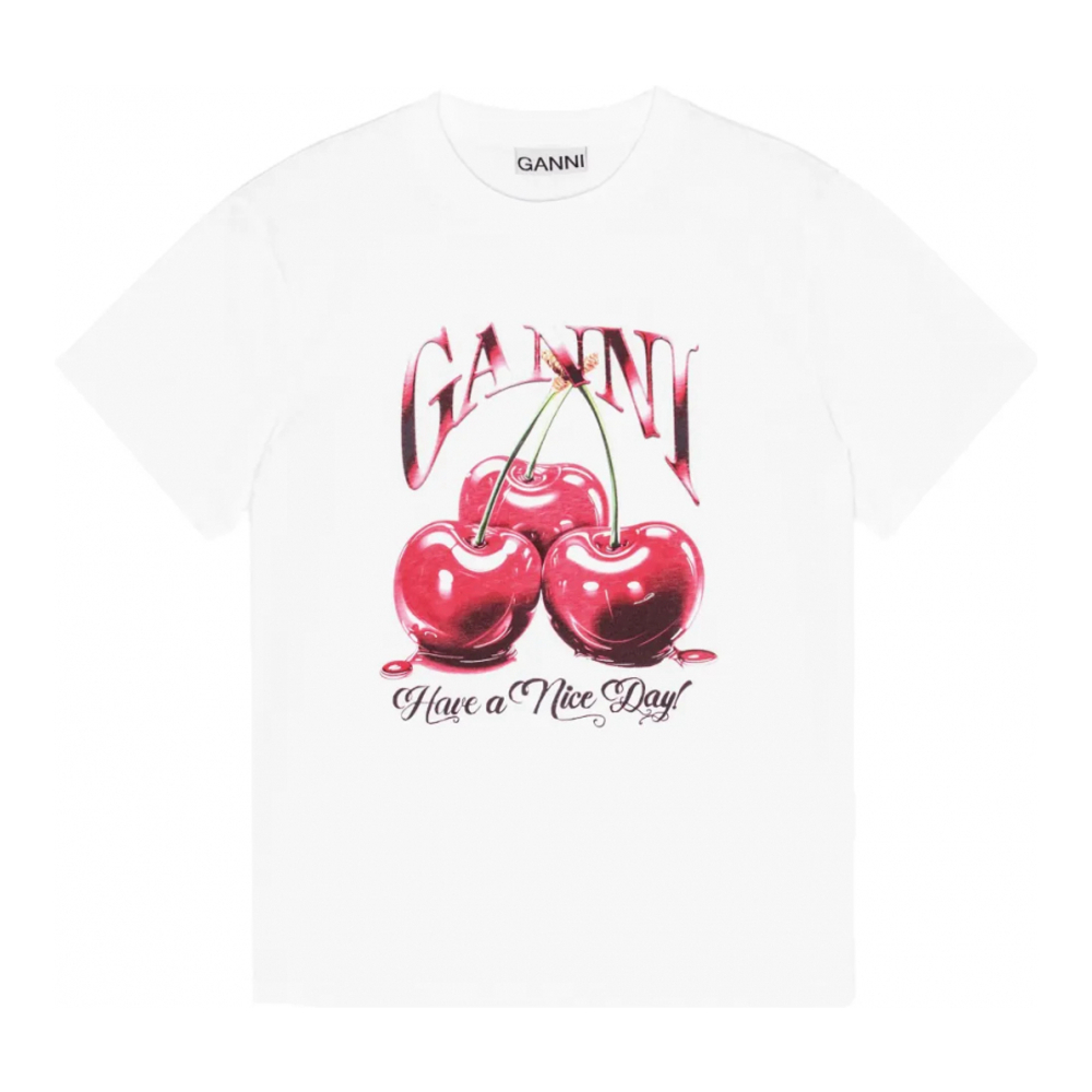 T-shirt 'Logo-Print Graphic' pour Femmes