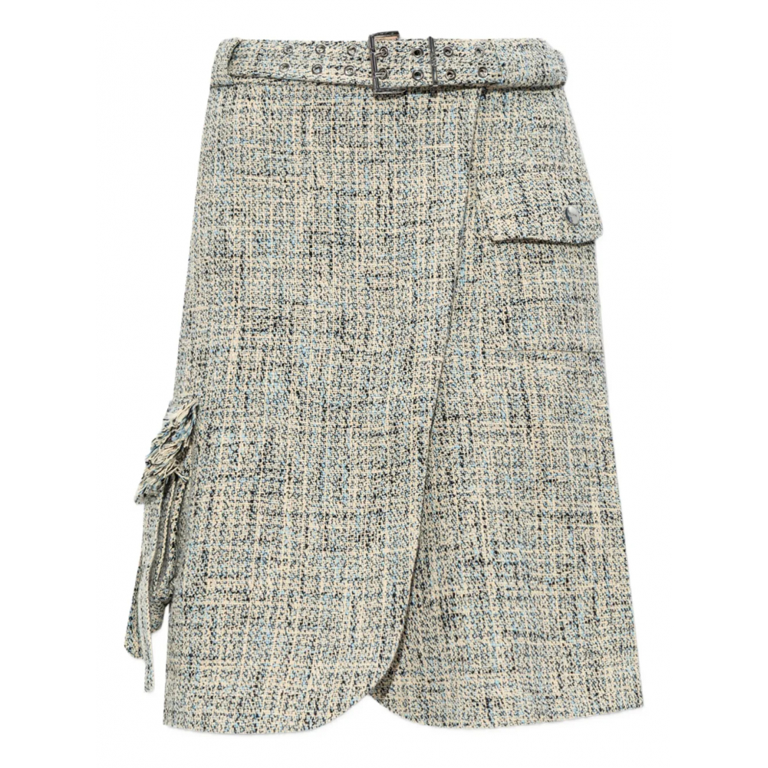 Mini Jupe 'Belted Tweed' pour Femmes