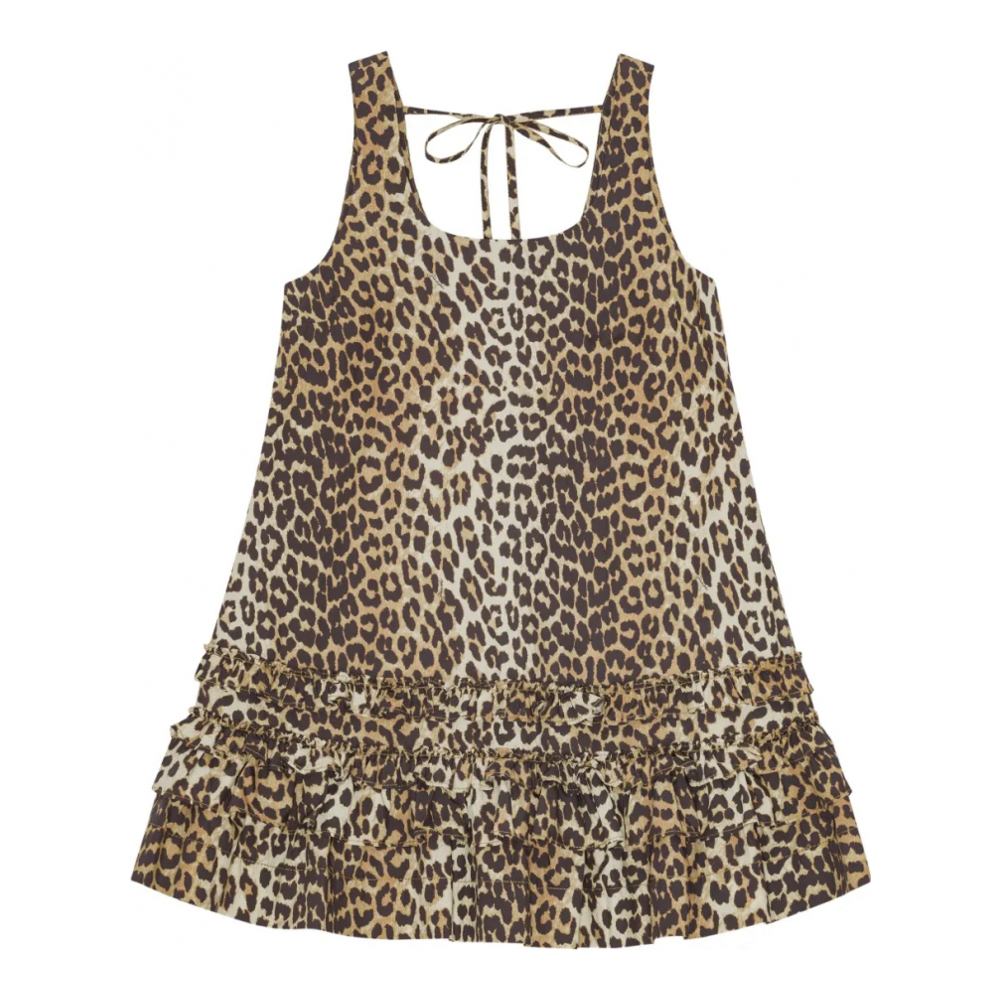 Robe sans manches 'Leopard-Print' pour Femmes