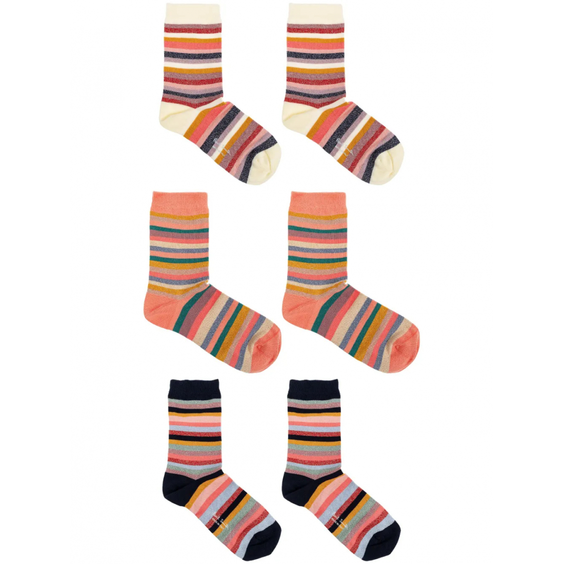 Chausettes 'Swirl-Pattern' pour Femmes - 3 Paires