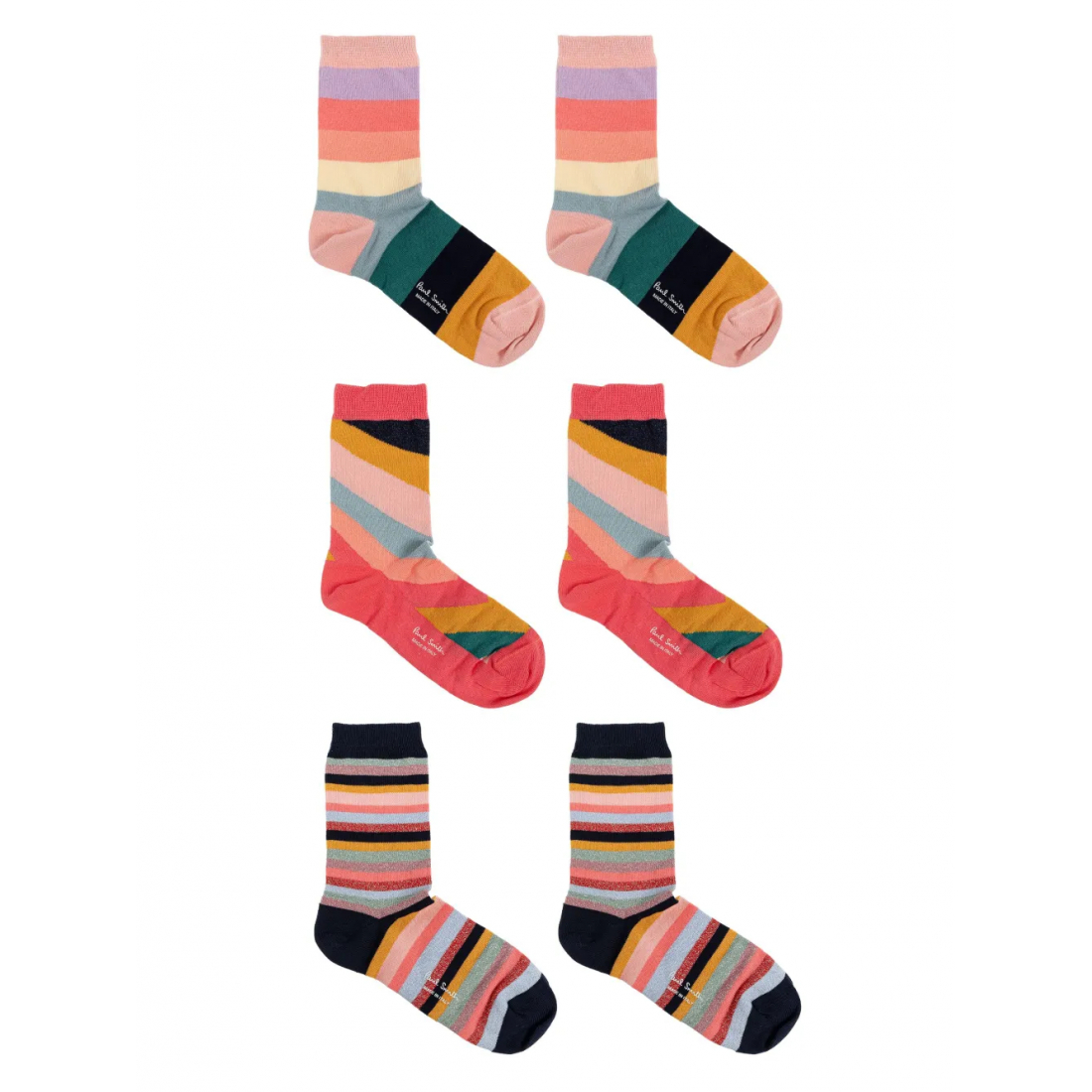 Chausettes 'Swirl-Pattern' pour Femmes - 3 Paires