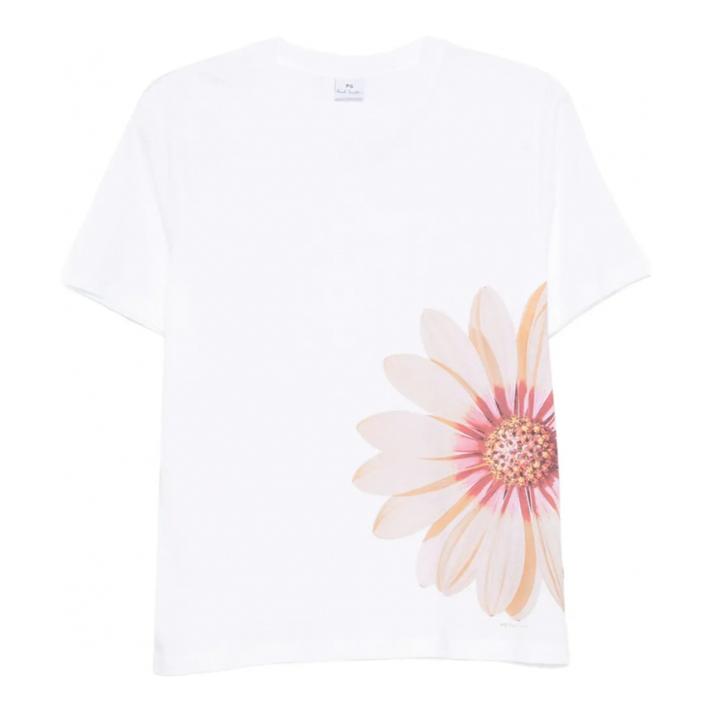 T-shirt 'Floral-Print' pour Femmes