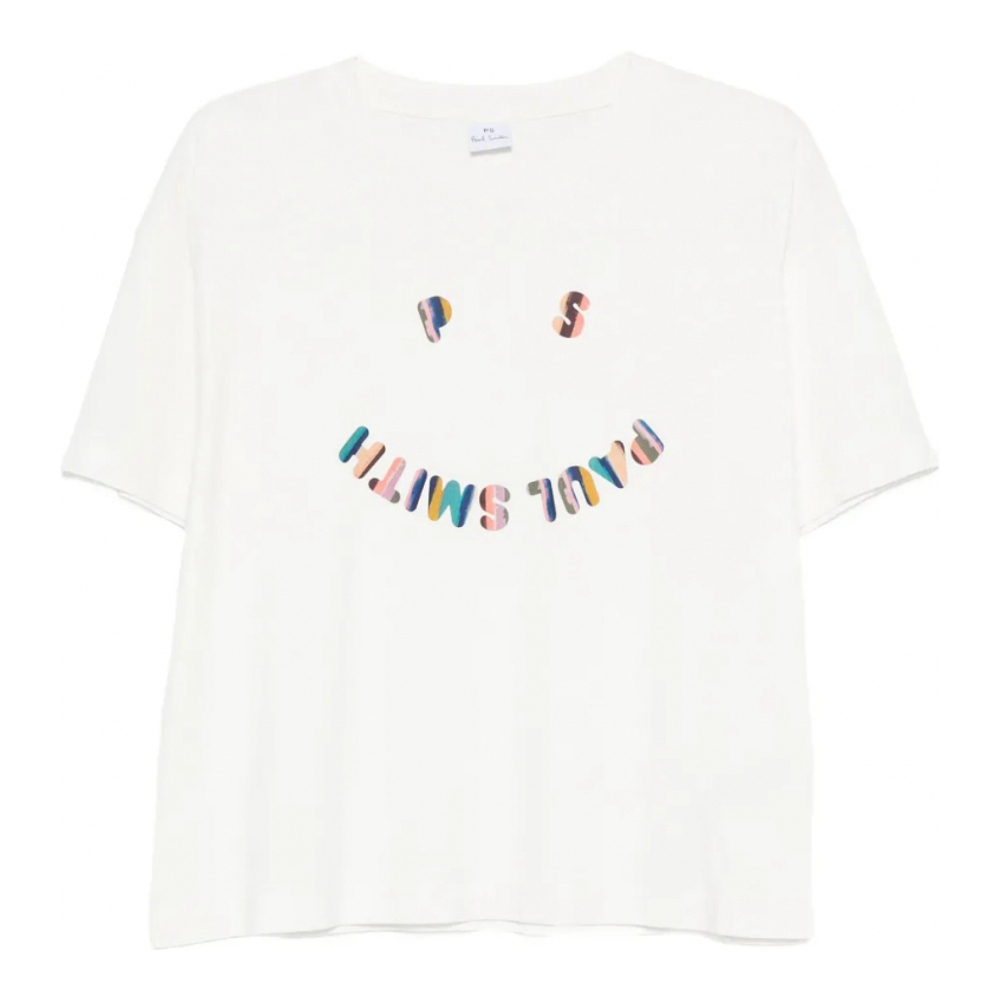 T-shirt 'Smiley-Face' pour Femmes