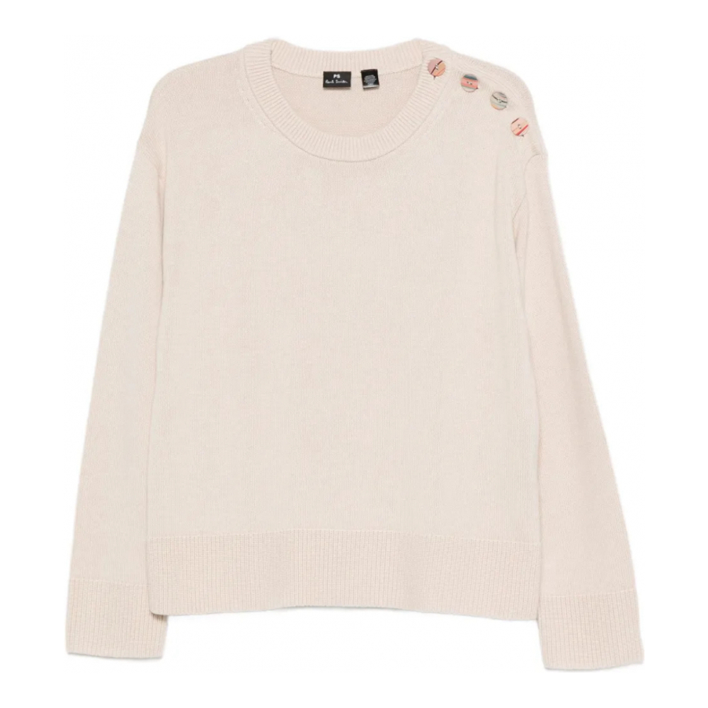 Pull 'Button-Detail' pour Femmes