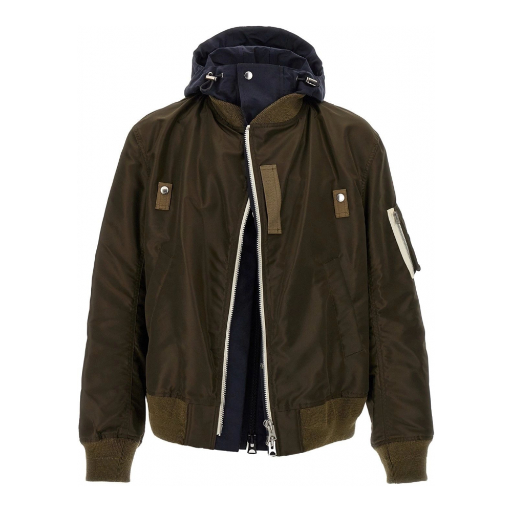Men's 'Hooded' Bomber Jacket