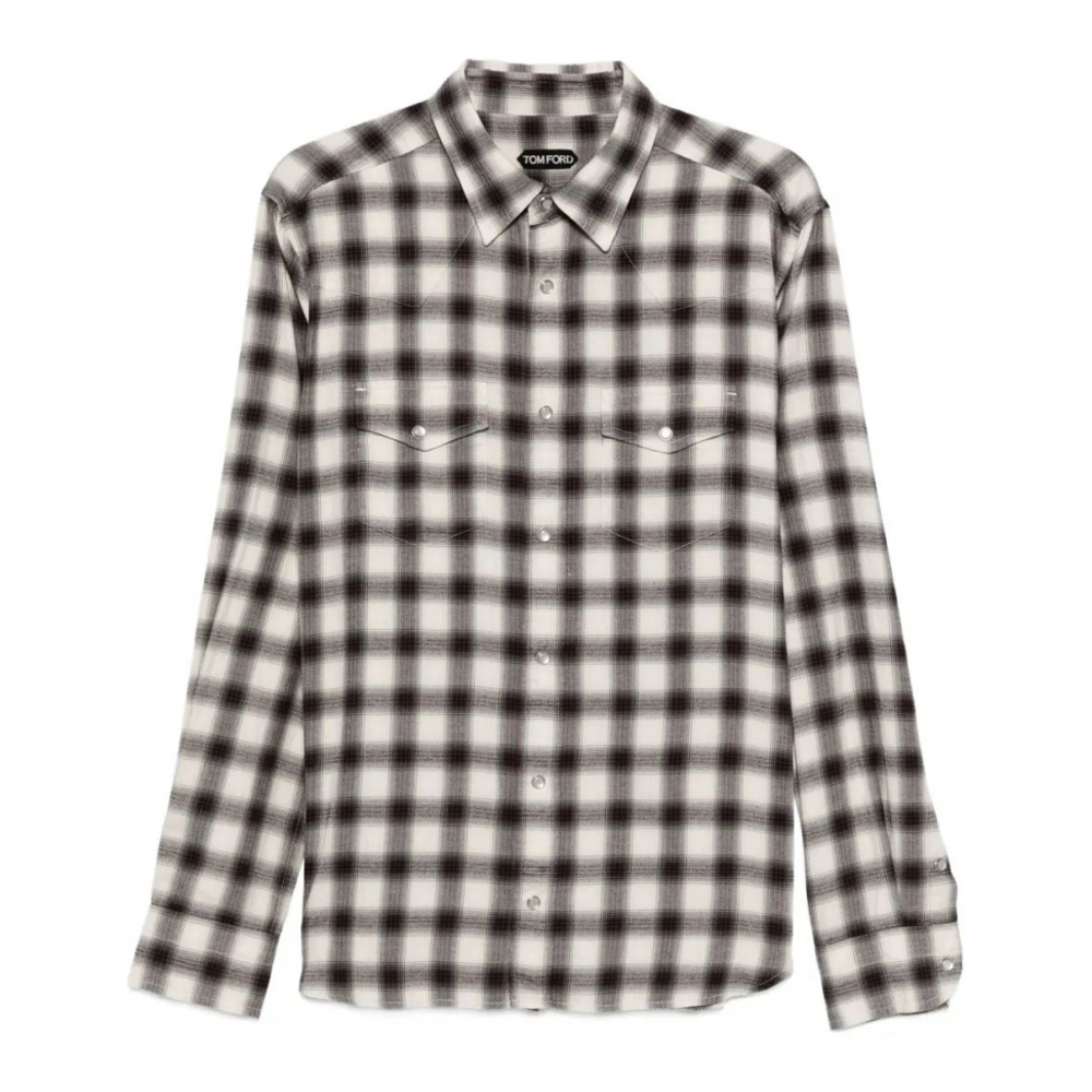 Chemise 'Checked Pocket' pour Hommes