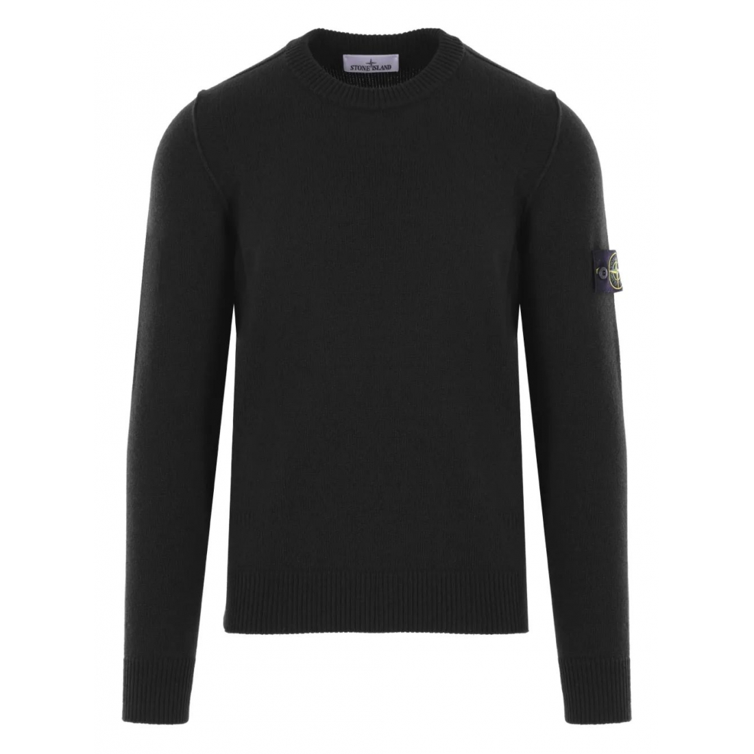 'Ribbed-Knit Crew-Neck' Pullover für Herren