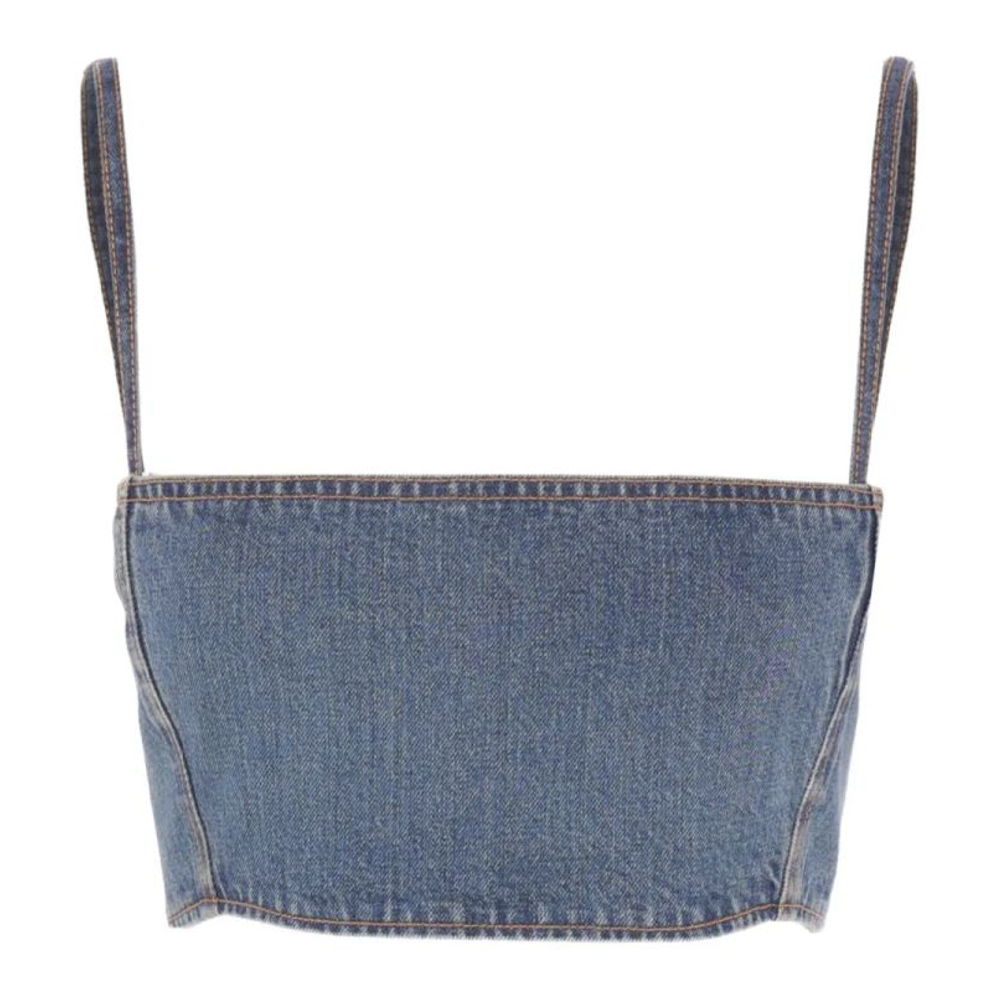 Crop Top 'Zip-Fastening' pour Femmes