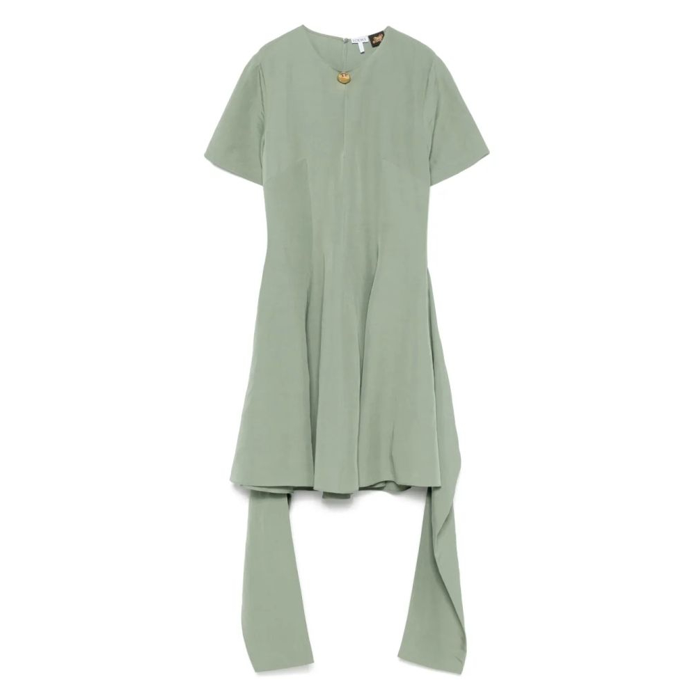 Robe mini 'Logo-Plaque' pour Femmes