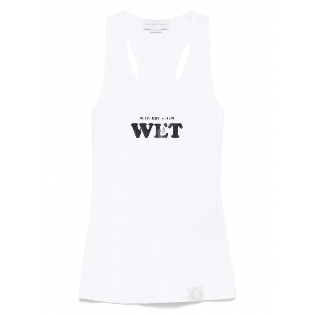 Débardeur 'Rubberised Slogan-Print' pour Femmes