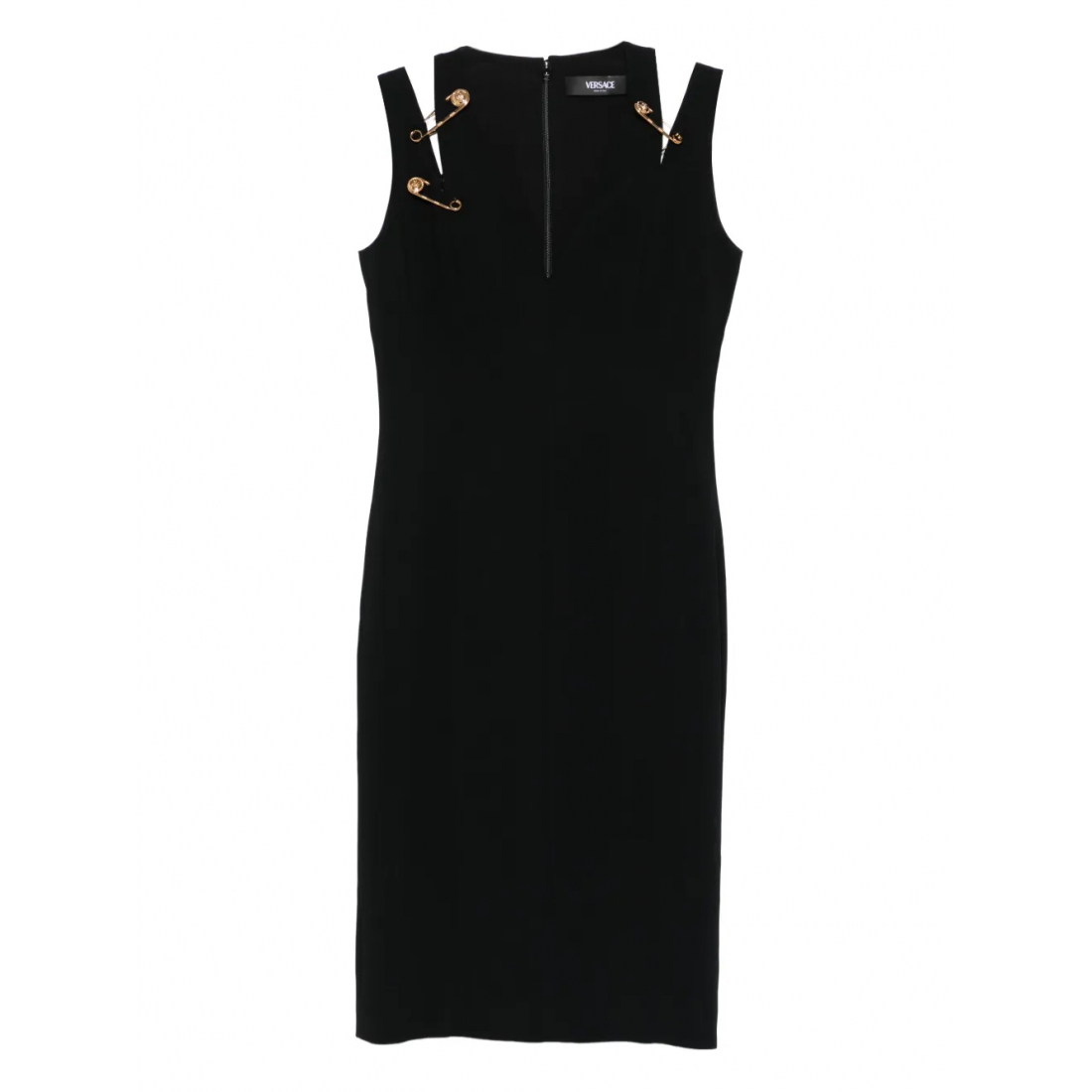 Robe Midi 'Safety-Pin Detail' pour Femmes