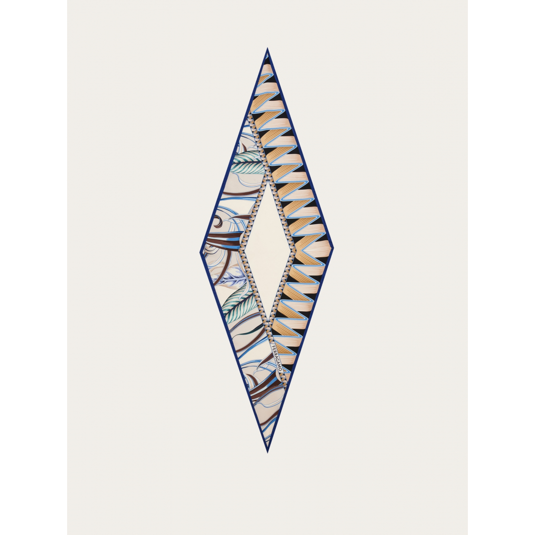 Foulard en soie 'Giada Diamond-Shaped' pour Femmes