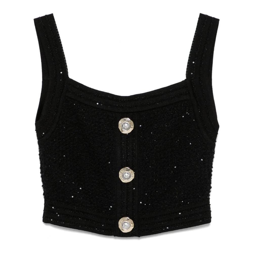 Women's 'Textured' Crop Top