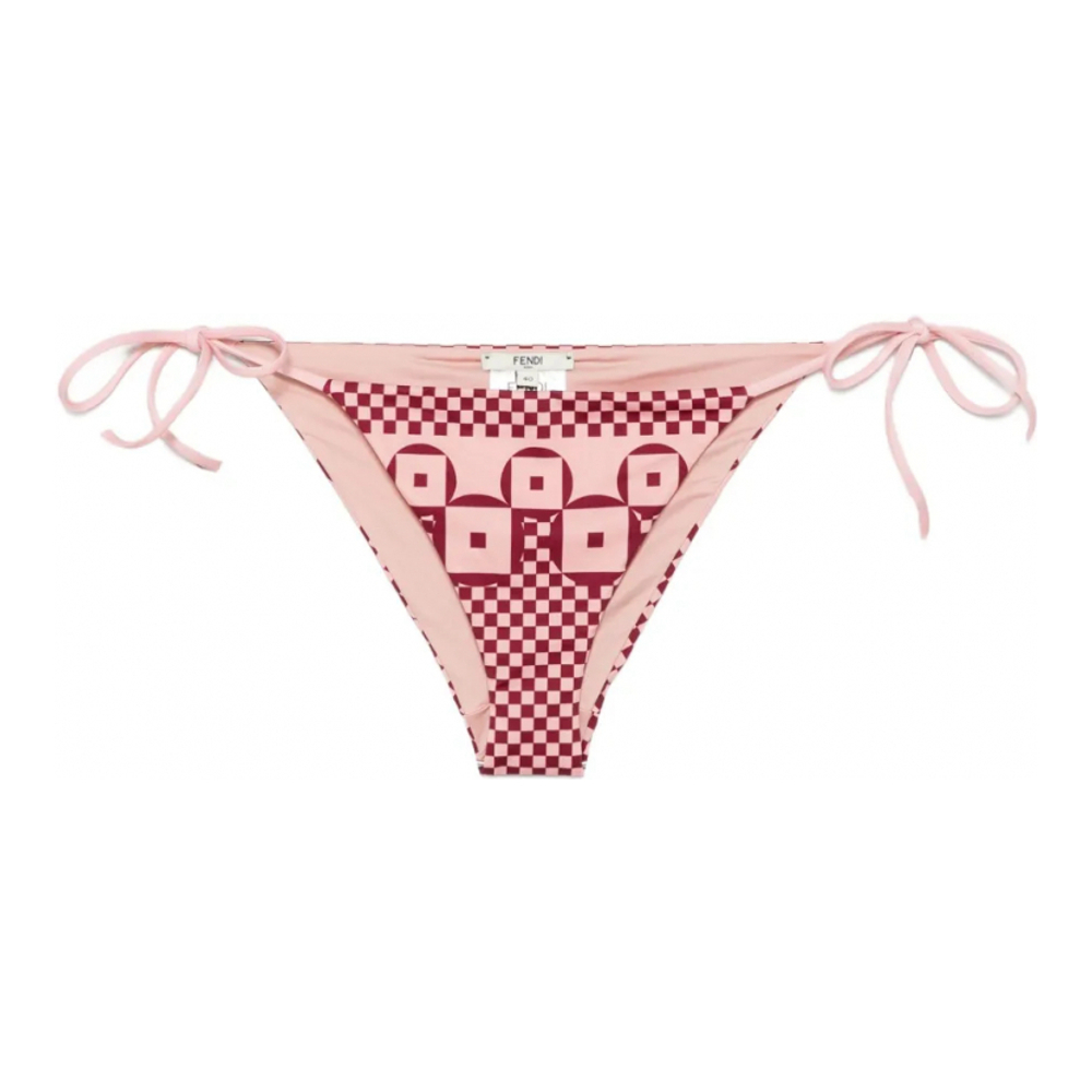 Women's 'Geometric-Print Tie-Side' Bikini Bottom