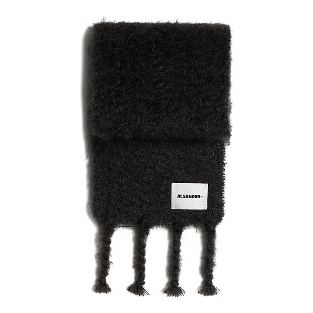 Écharpe en laine 'Fringed' pour Femmes