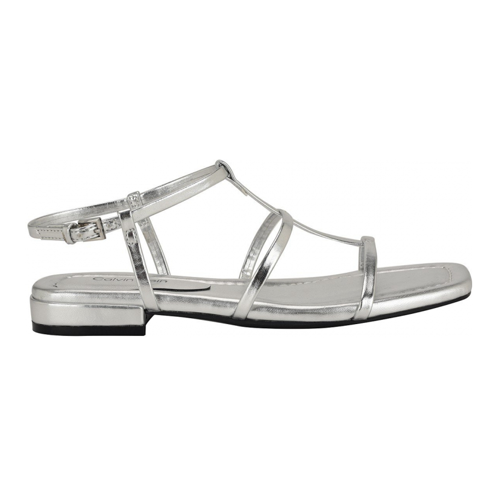 Sandales plates 'Sallia Strappy Caged' pour Femmes