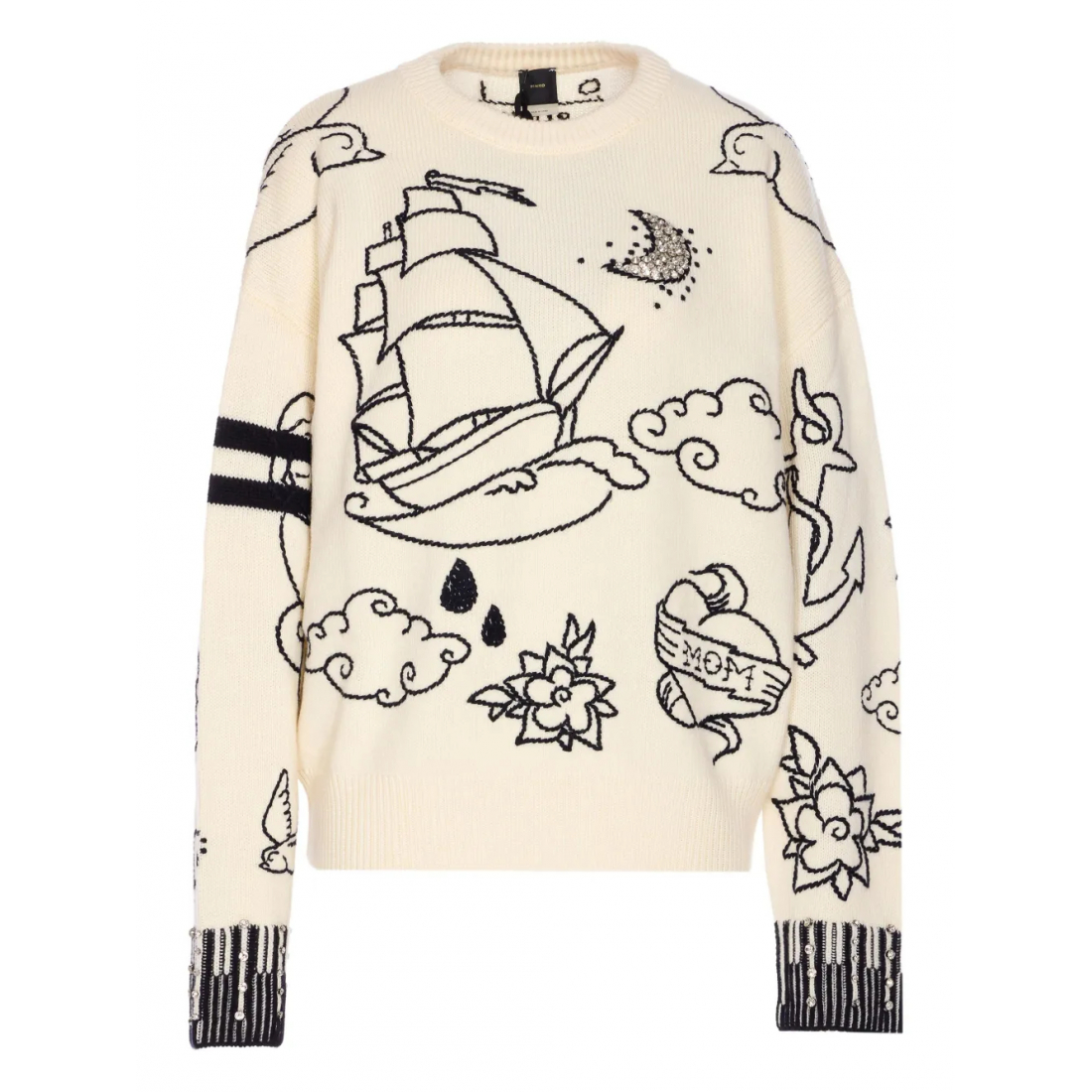 Pull 'Embroidered' pour Femmes