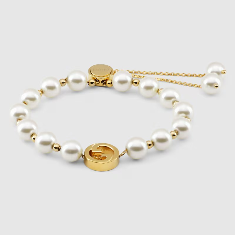 'Interlocking Pearl' Armband für Damen