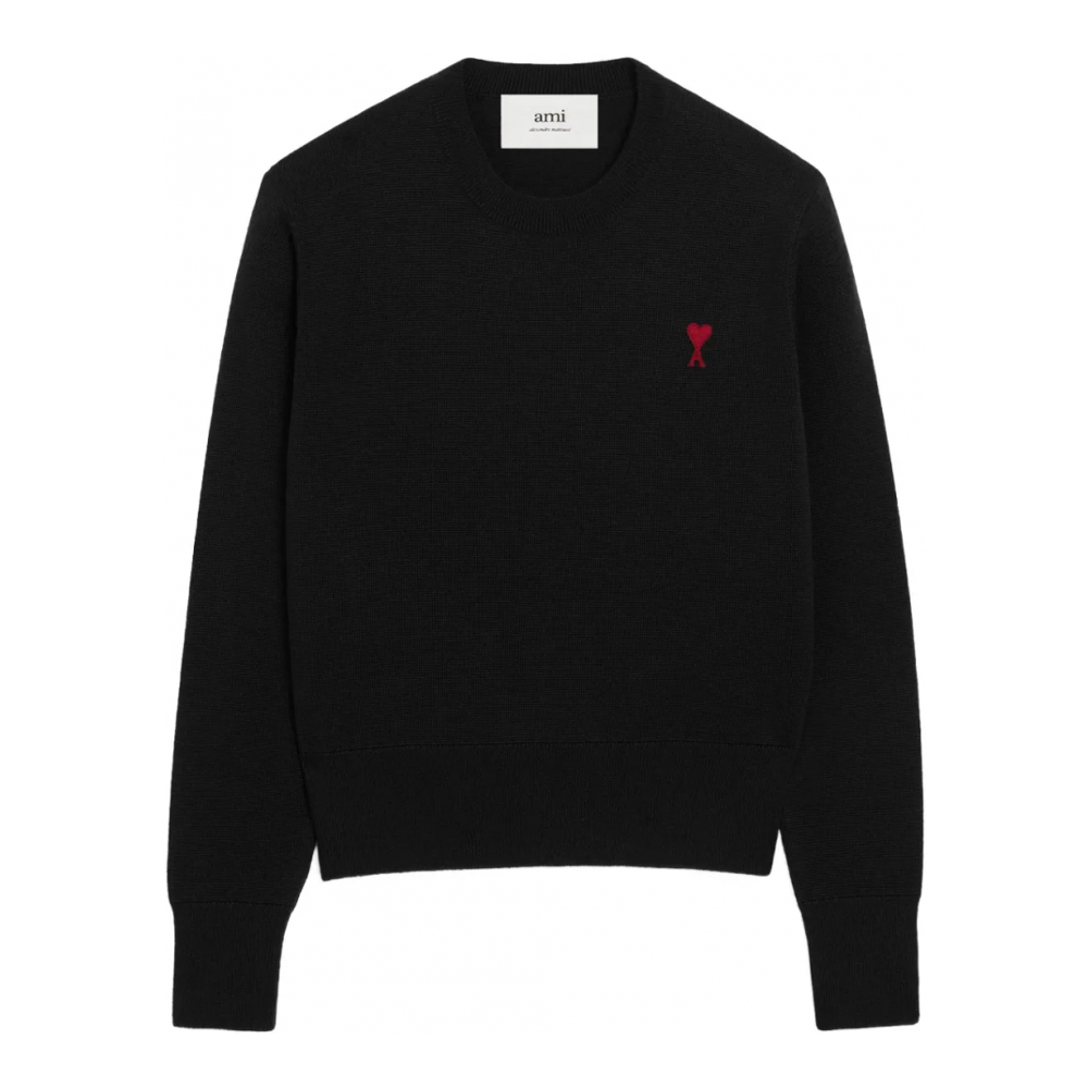 'Heart-Embroidered' Pullover für Damen