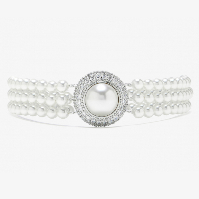 'Small Crystal Pearl' Choker für Damen
