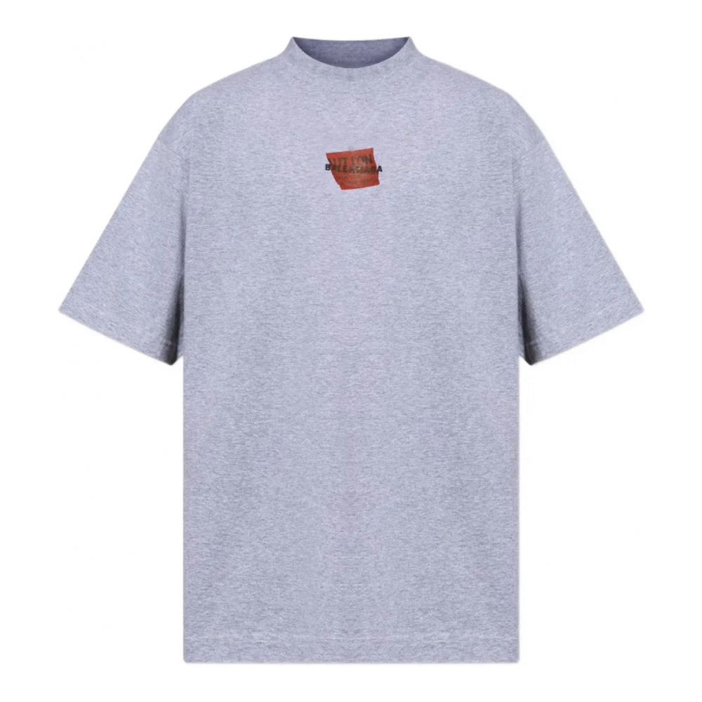 Men's 'Taped Logo-Print' T-Shirt
