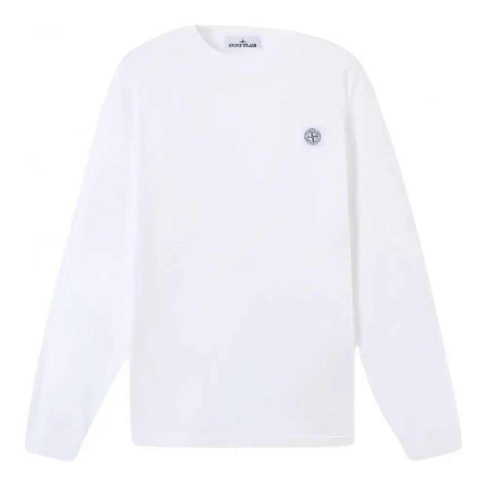 T-Shirt manches longues 'Logo-Patch' pour Hommes