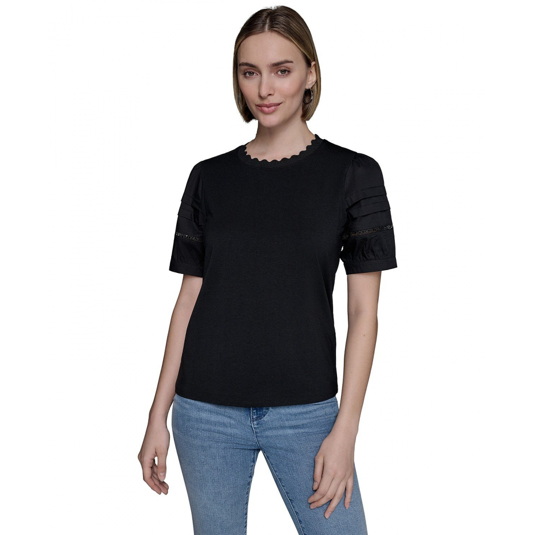 Top 'Logo-Trim' pour Femmes