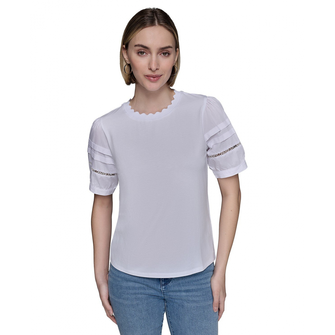 Top 'Logo-Trim' pour Femmes