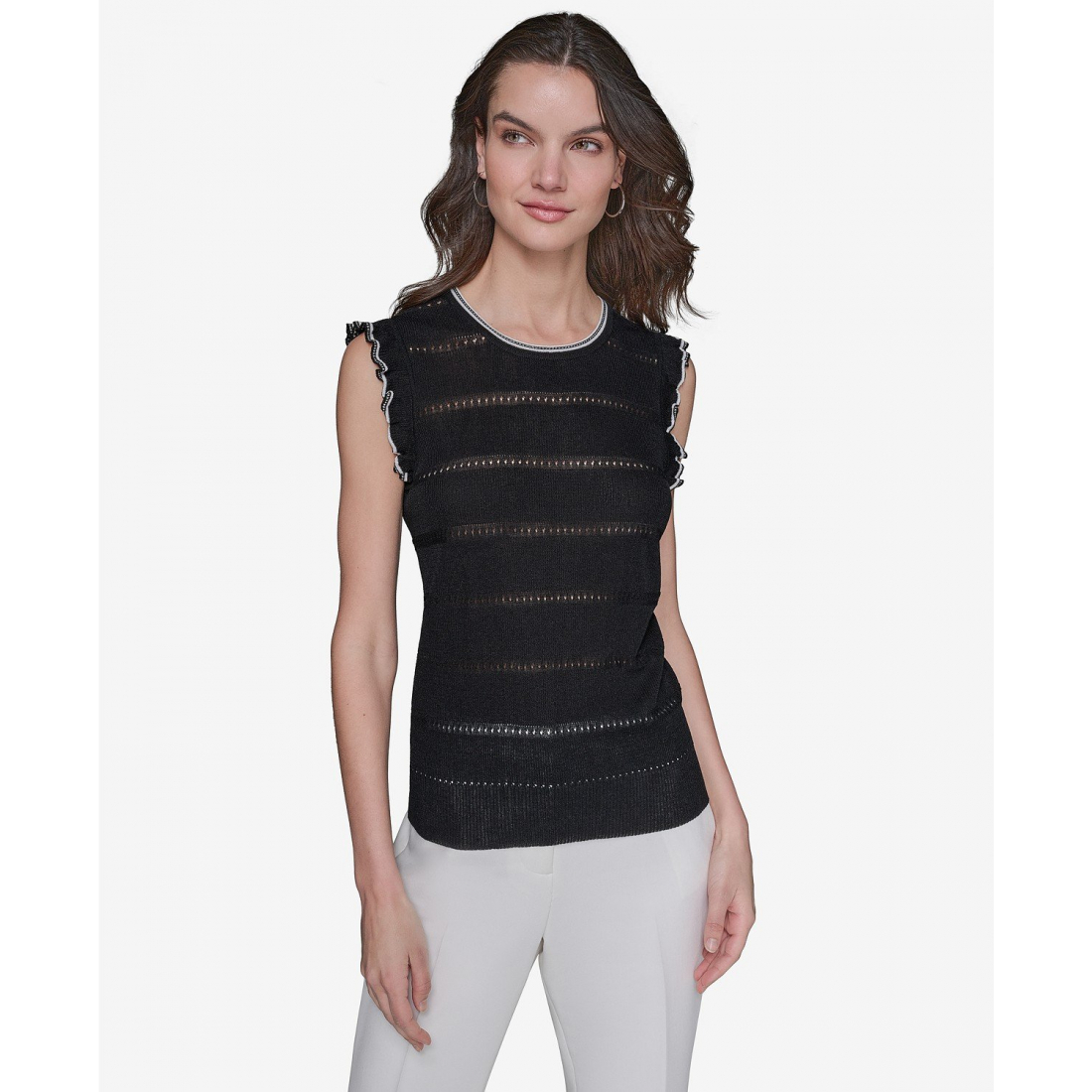 Haut sans manches 'Pointelle Knit' pour Femmes