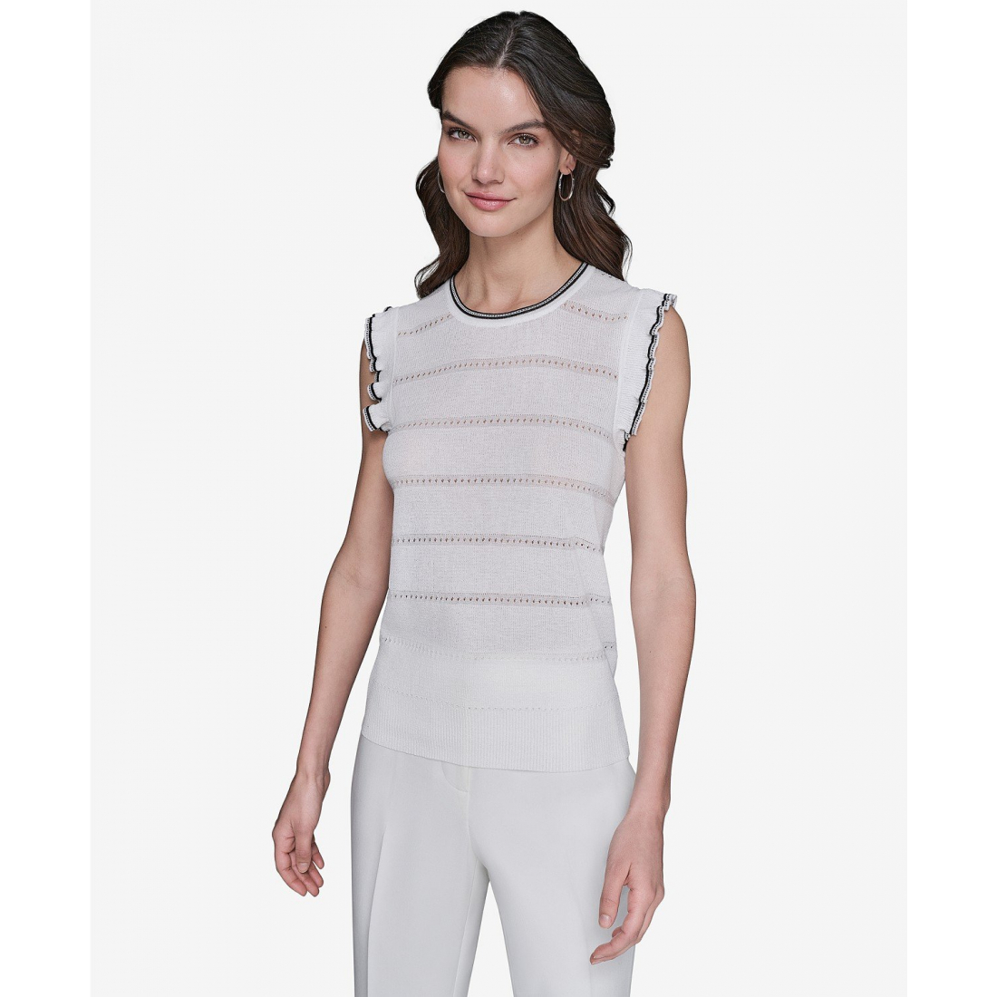 Haut sans manches 'Pointelle Knit' pour Femmes