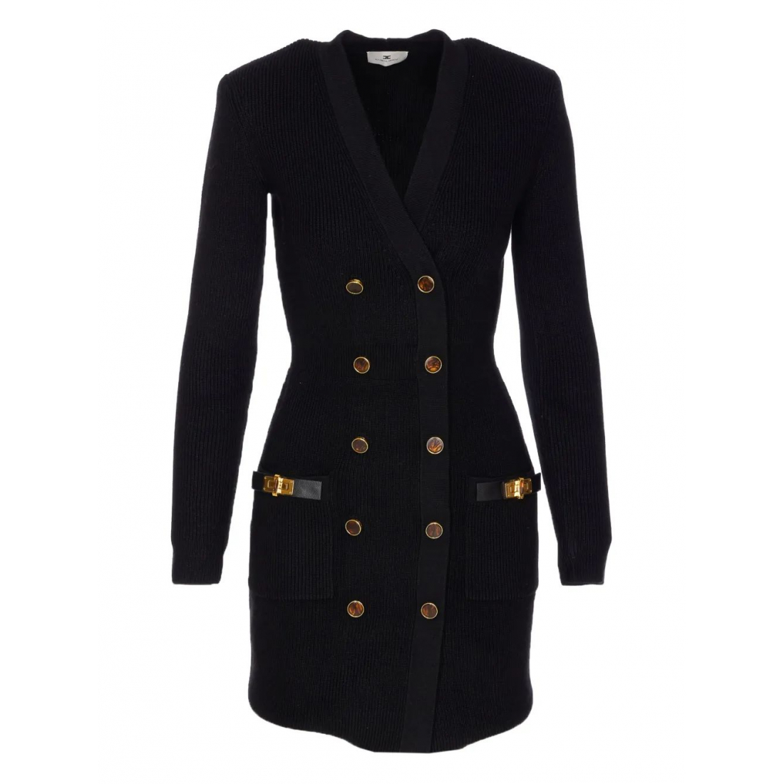 Women's 'Twist-Lock Ribbed-Knit' Mini Dress