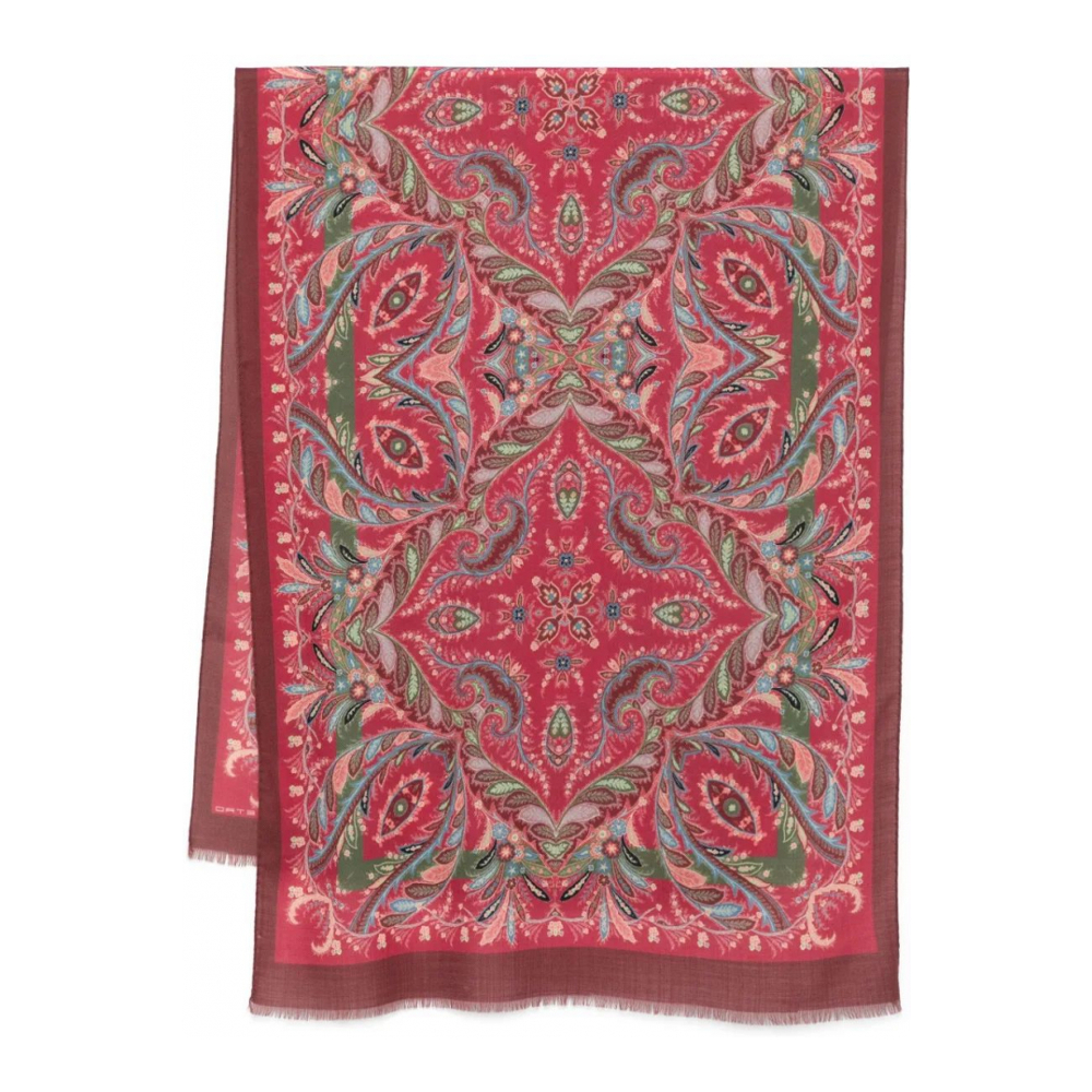 Écharpe en laine 'Paisley-Pattern' pour Femmes