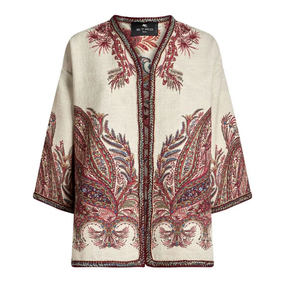 Cape 'Paisley-Patterned' pour Femmes