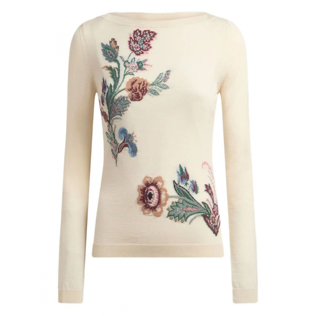 Pull 'Floral-Jacquard' pour Femmes