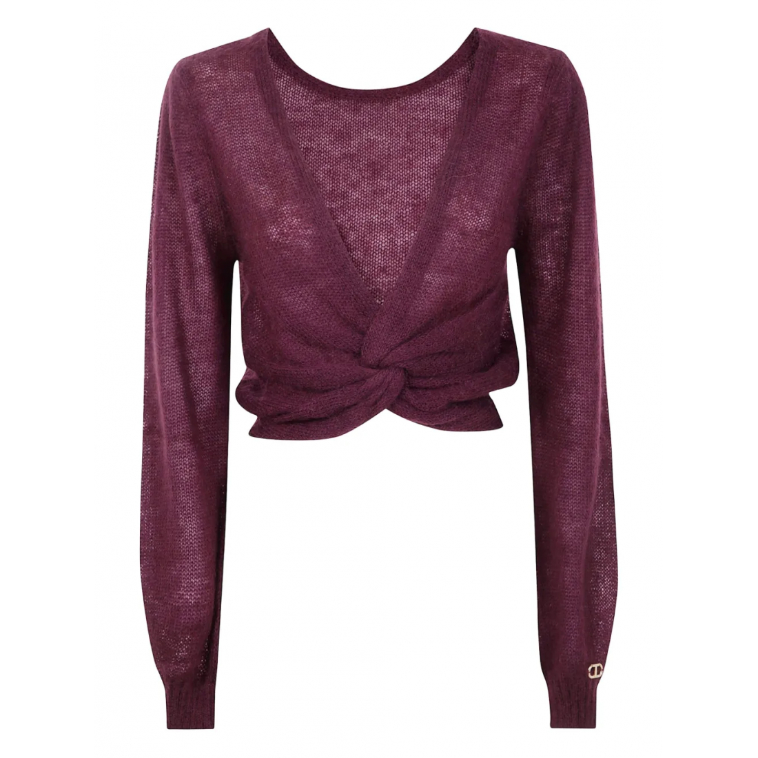 Pull Court 'Twist-Front' pour Femmes