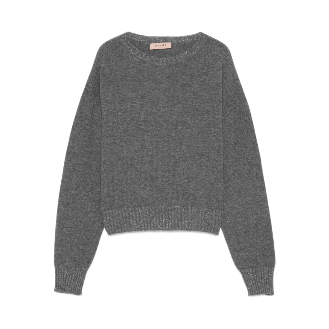 Pull 'Metallic-Effect Trim' pour Femmes