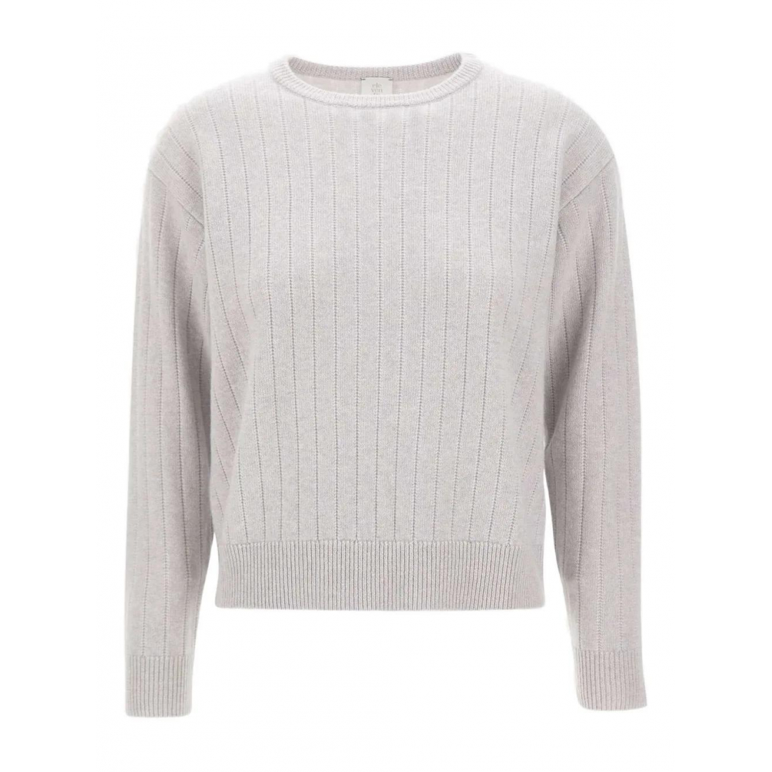 'Ribbed' Kaschmirpullover für Damen
