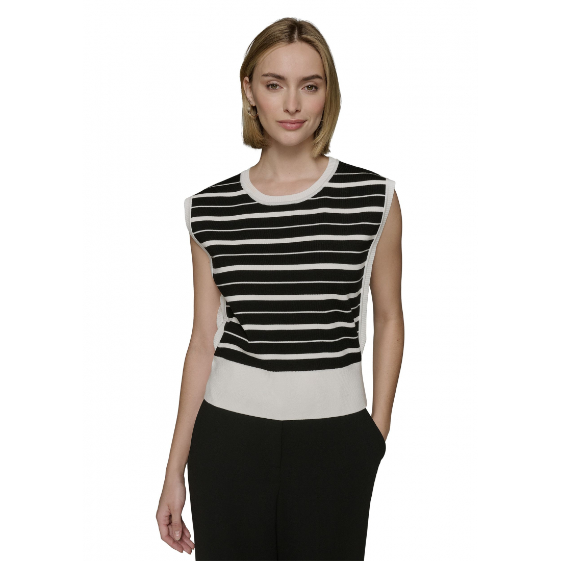 Pull sans manches 'Striped' pour Femmes